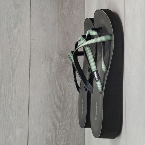 Teva Women Comfort Wedge Sandals shoes sz 11B - Picture 2 of 10